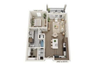 Unit 5116 floor plan