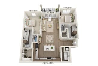 Unit 3202 floor plan