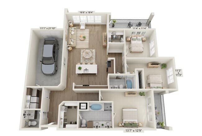 C2 4117 floor plan