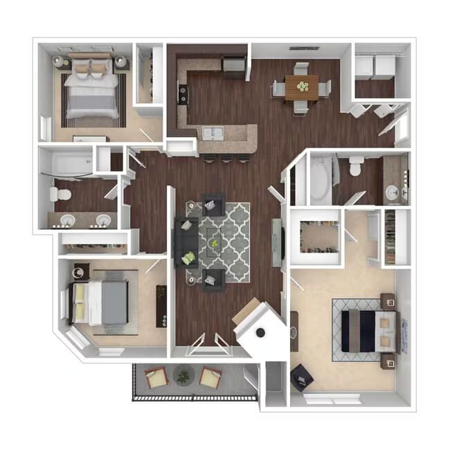 Unit 2208 floor plan
