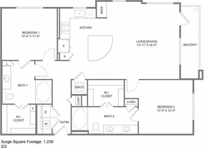 B1 3307 floor plan