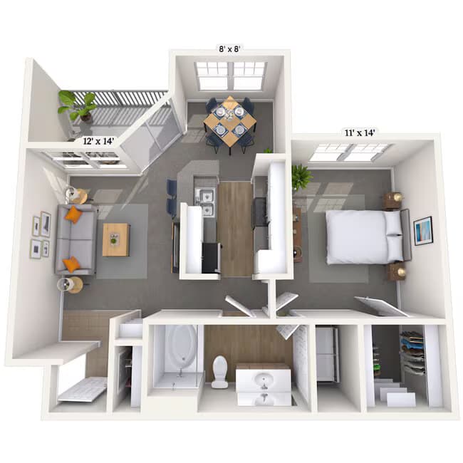 Chelsea 1E 008827 floor plan