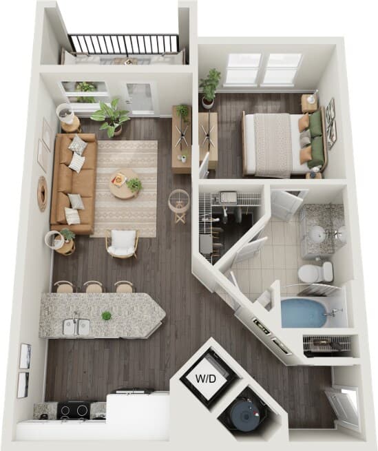 Unit 10305 floor plan