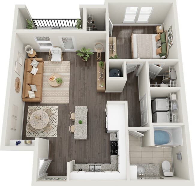 Unit 11104 floor plan