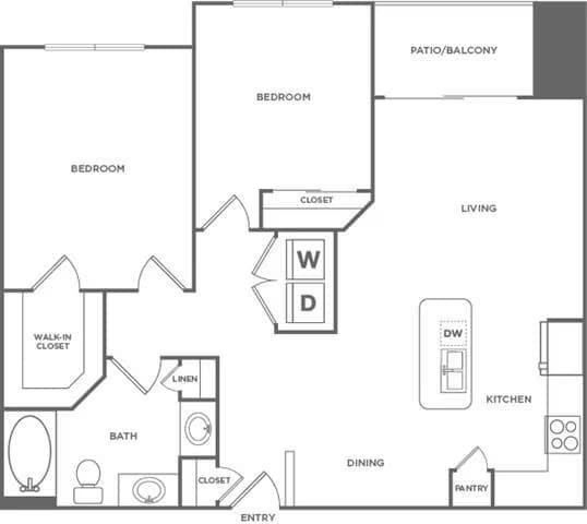 Unit 3144 floor plan