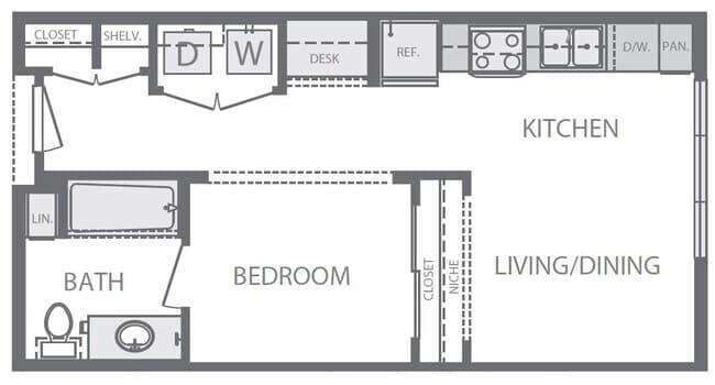 Unit 3330 floor plan