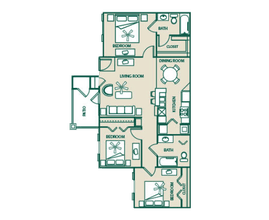 3x2 923 floor plan