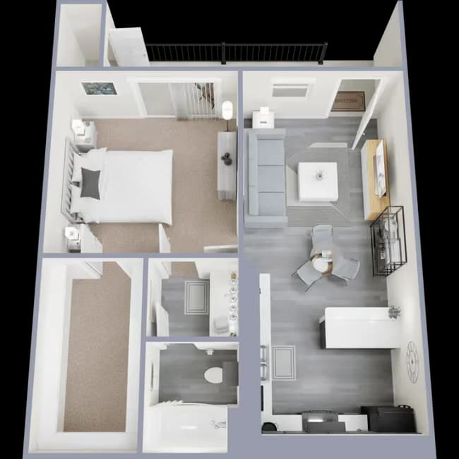 Unit 2074B floor plan