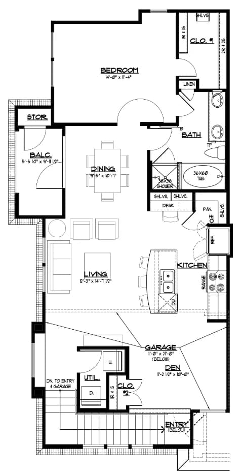 A2 418 floor plan