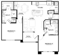 B1 205 floor plan