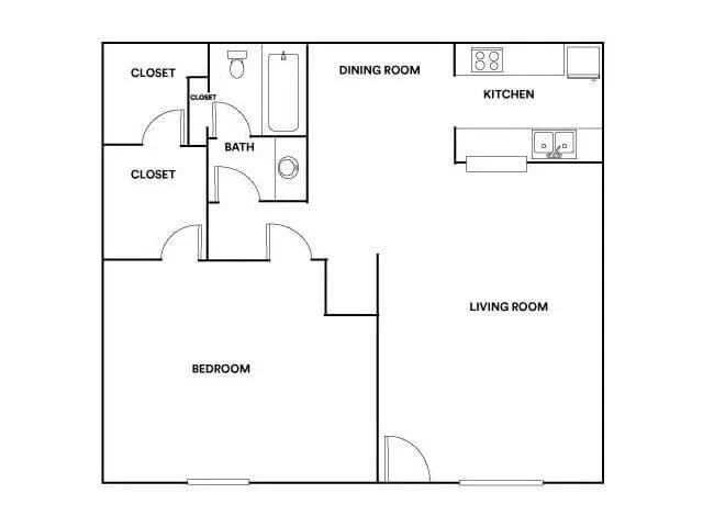 A 132 floor plan