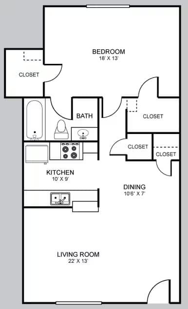 B 107 floor plan