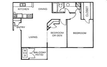 1-1 floor plan