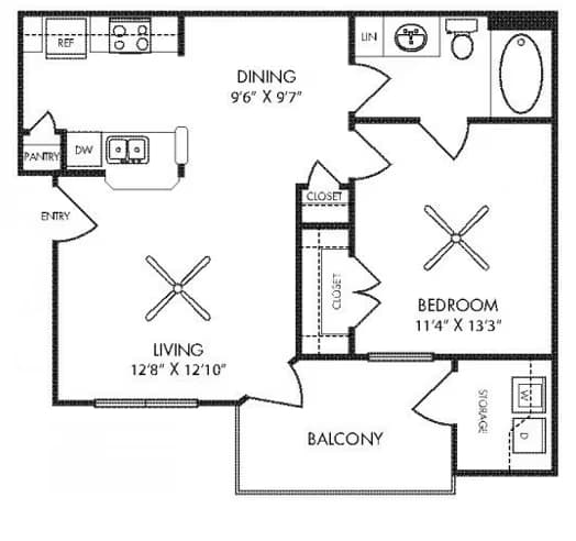 A1U 4305 floor plan