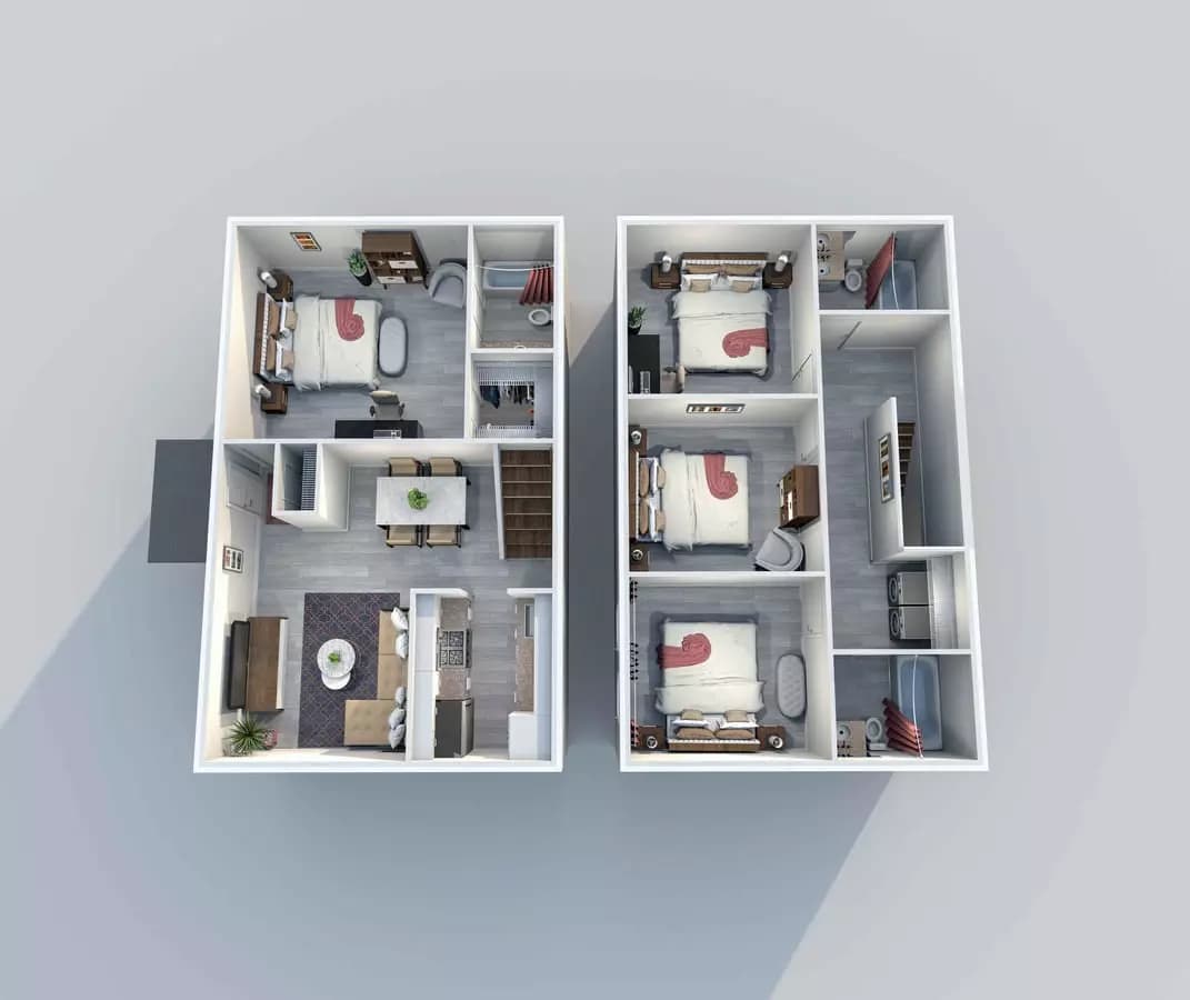 4 Beds • 3 Bath 27 floor plan