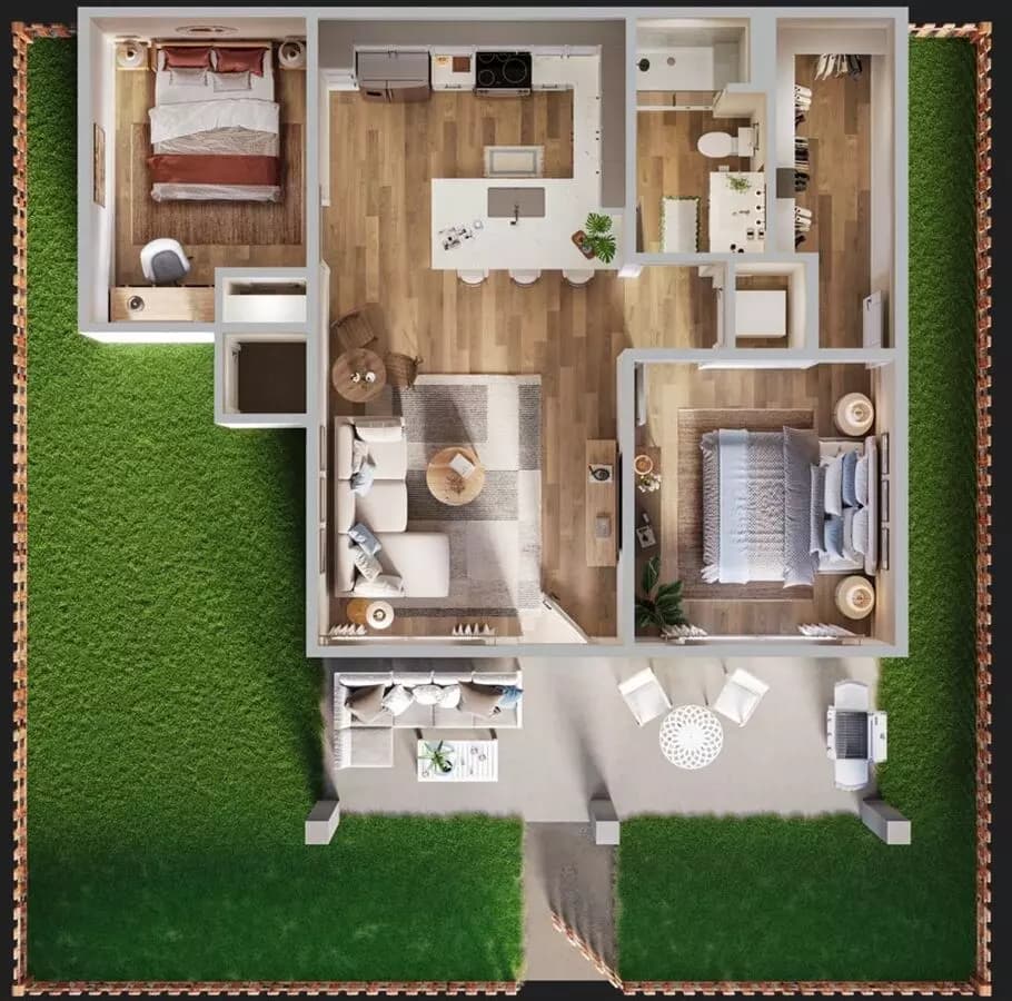 Unit 4303 4303 floor plan