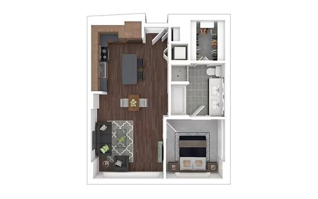 Unit 2109 floor plan