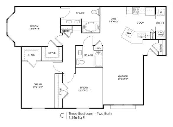 MIL-D1 927 floor plan