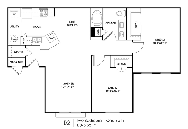 MIL-B2 1322 floor plan