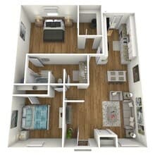 A 95U floor plan