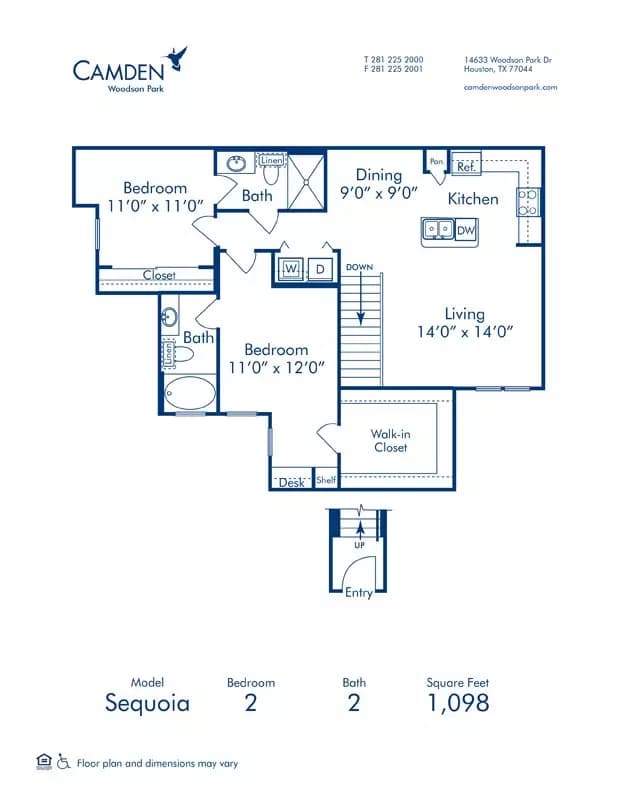 Unit 1222 1222 floor plan