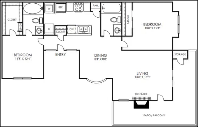 Unit 1901 1901 floor plan