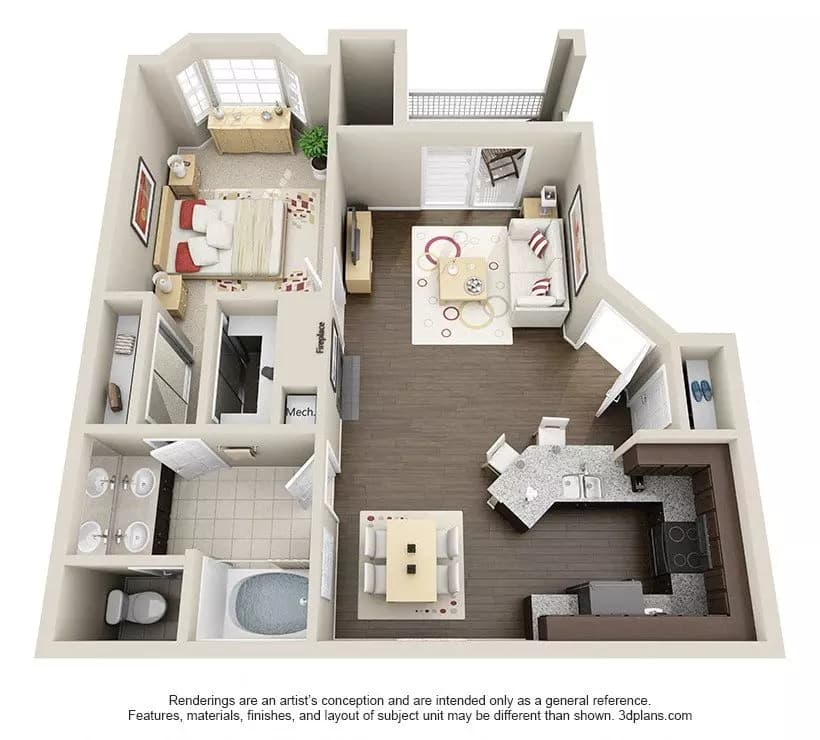 Unit 222 222 floor plan