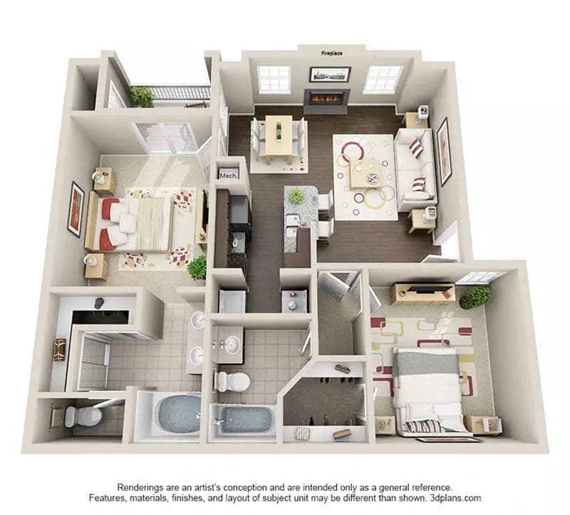 Unit 308 308 floor plan