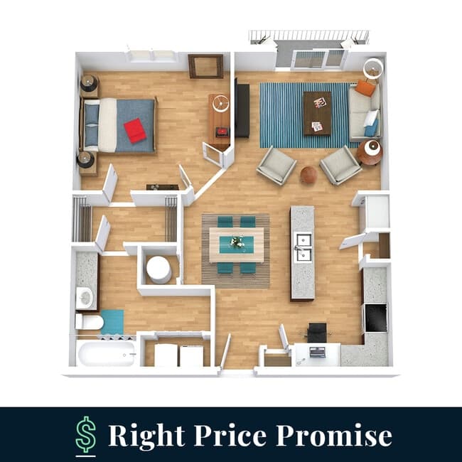Unit 4312 floor plan