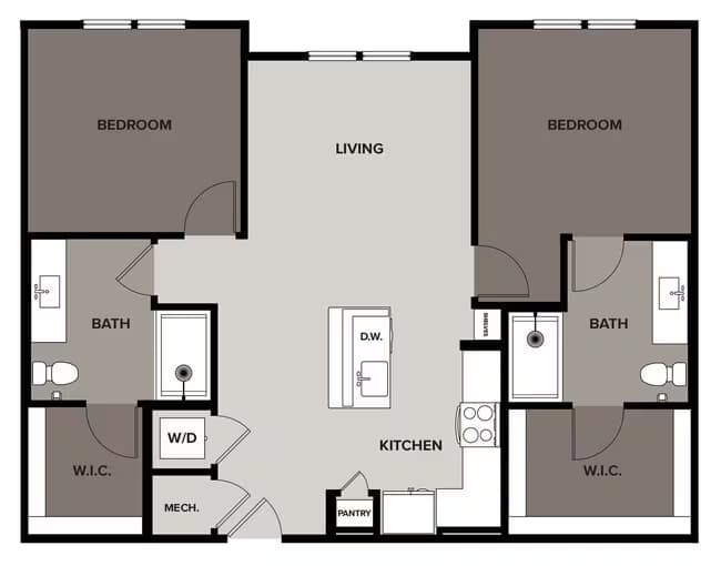 Unit 9308 floor plan