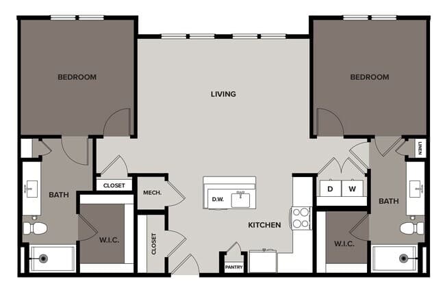 Unit 10307 floor plan