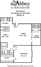 Asbury 1407 floor plan