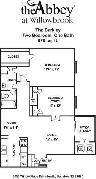 Unit 1615 floor plan