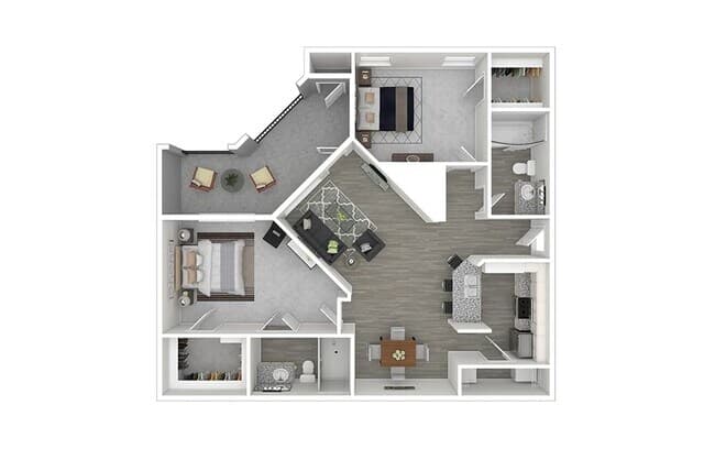 Unit 1033 floor plan