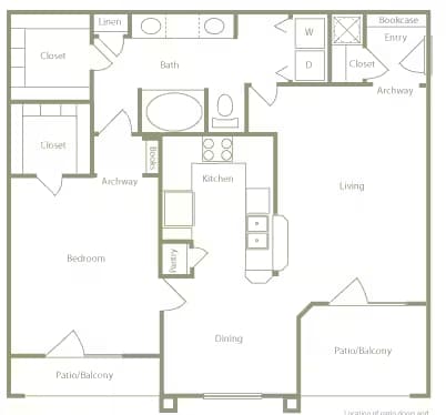 A 2101 floor plan