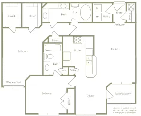 B 5104 floor plan