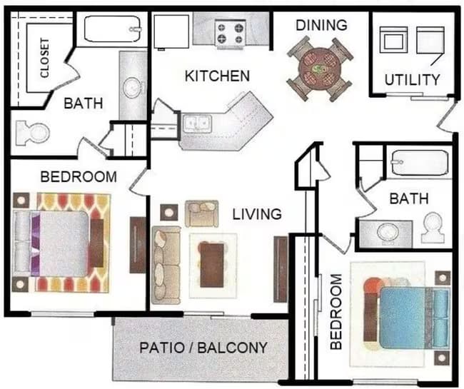B3 1204 floor plan