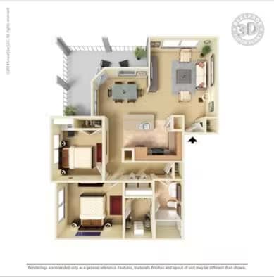 Unit 03-302 floor plan