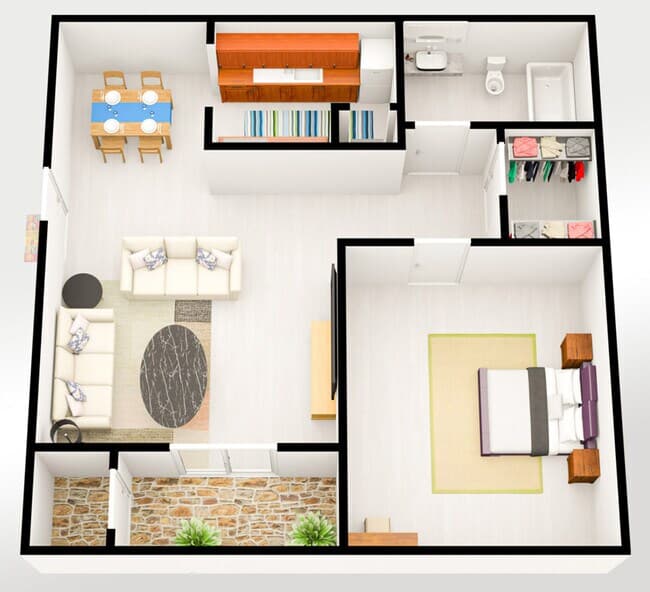 Unit 1529 floor plan