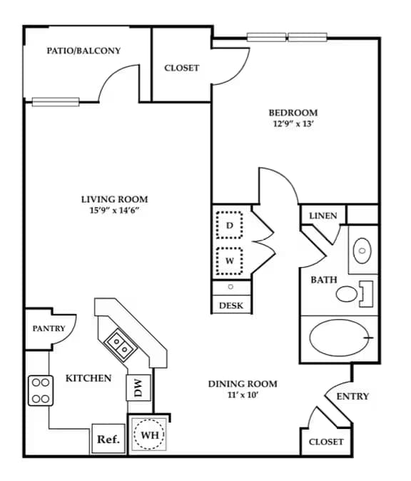 Unit 8307 floor plan