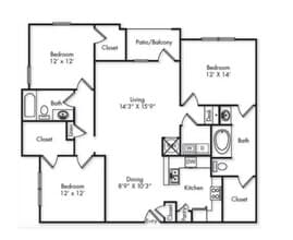 The Canterbury 7203 floor plan