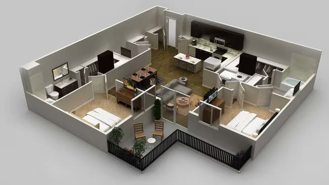 B6 Main-1029 floor plan