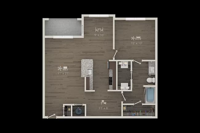 A2 1305 floor plan