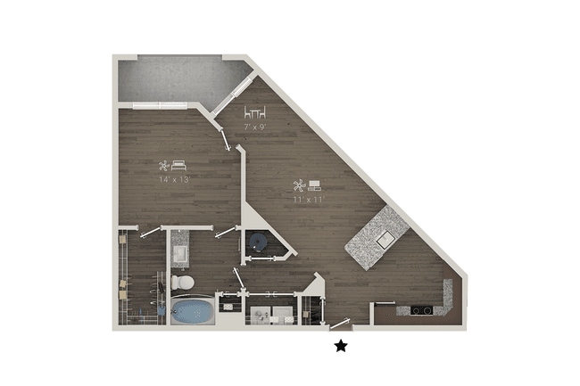 A3 2108 floor plan