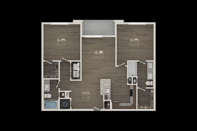 B1 1204 floor plan
