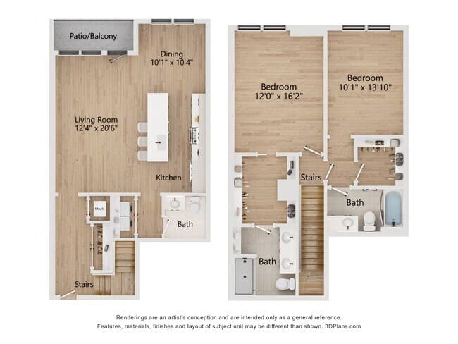 Apartment Home B2 3202 floor plan