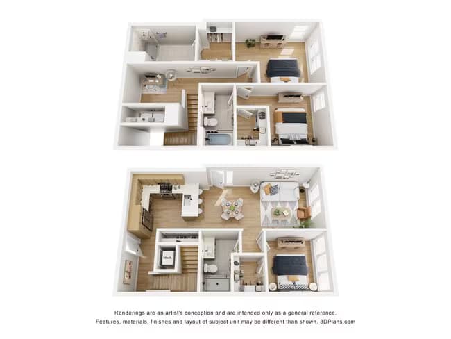 Townhome C2 228 floor plan