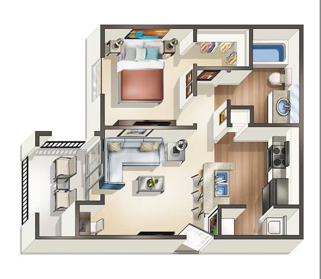 A1A - R2 2-1113 floor plan