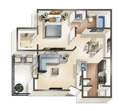 A1BS 2-1235 floor plan