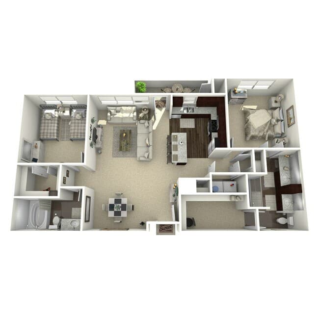 Unit 7-724 floor plan